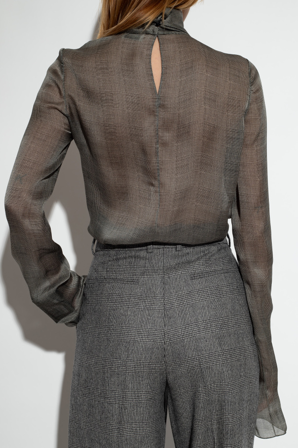Grey Top with long sleeves Saint Laurent - Vitkac AS